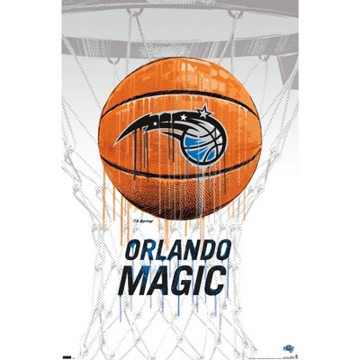 Trends International NBA Orlando Magic - Drip Basketball 21 Unframed Wall Poster Prints