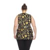 Plus Size Floral Sleeveless Tunic Top - White Mark - 3 of 4