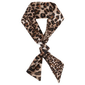 Unique Bargains Women's Leopard Scarf Headband 1 Pc - 1 of 4