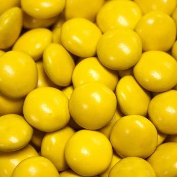 1 lb Yellow Candy Milk Chocolate Minis by Just Candy (approx. 500 Pcs)