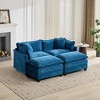 TUYOHW Cloud Sofa Ottoman, Modular Accent Ottoman with Double Layer Cushion, Breathable Chenille Fabric Footstool for Living Room - 4 of 4