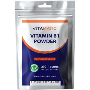 Vitamin B1 Pure Powder - 100 Grams (Thiamine Mononitrate) - 1 of 4