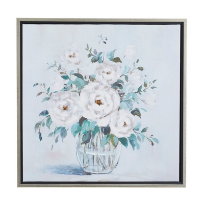 French Country Polystone Framed Wall Canvas - Olivia & May
