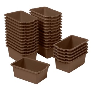 Educator Direct Scoop Front Multipurpose Storage Bins, Cubby Compatible, 30-Piece - 1 of 4