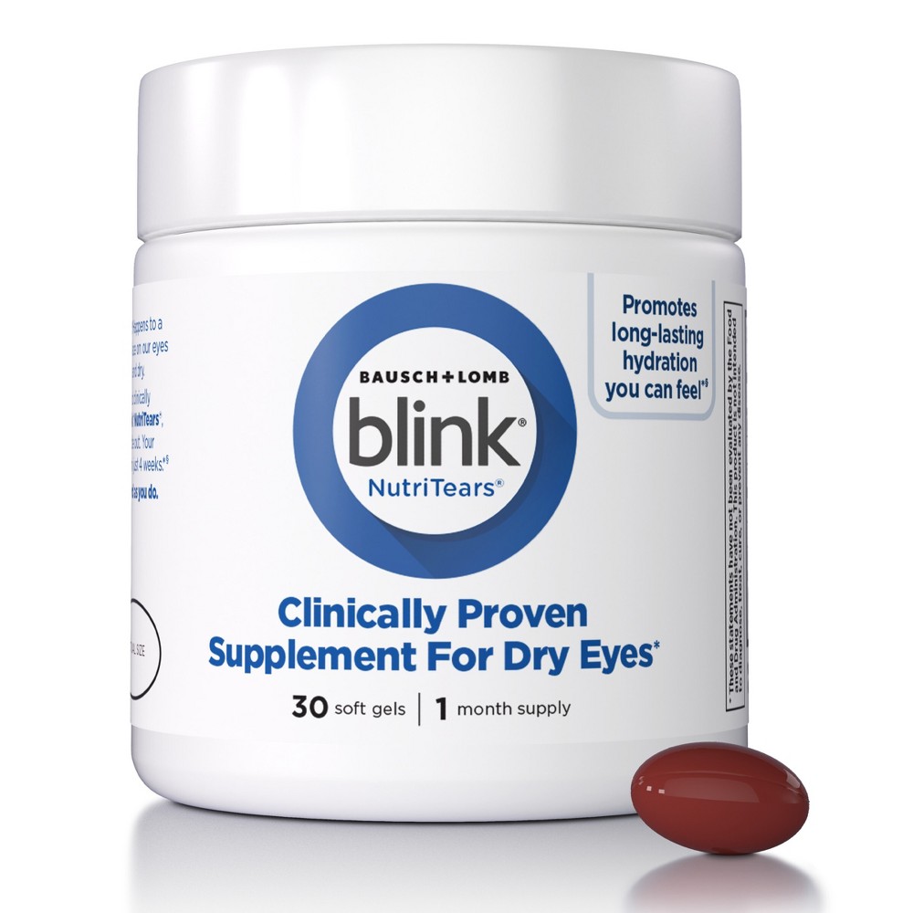 Blink NutriTears Supplement for Dry Eyes Softgels - 30ct