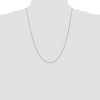 Black Bow Jewelry 0.65mm, 14k Yellow Gold, Diamond Cut Spiga Chain Necklace - 2 of 4