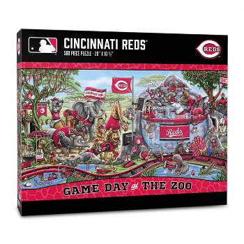 MLB Cincinnati Reds Game Day at the Zoo Jigsaw Puzzle - 500pc