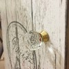 Unique Bargains Diamond Shaped Crystal Glass Drawer Handle Cabinet Knobs - 4 of 4