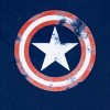 Womens Captain America Distressed Symbol T-Shirt - 2 of 4