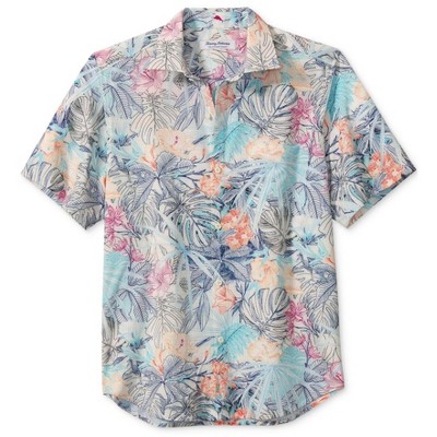 Tommy Bahama Mens Floral Button Up Shirt