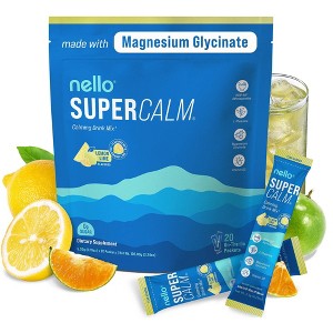 Nello Supercalm Calming Drink Mix Supplement Powder - Lemon Lime - 20ct - 1 of 4