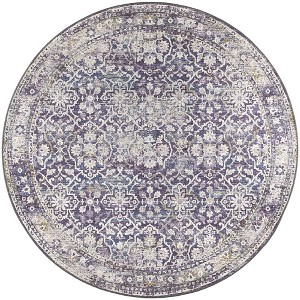 Dalyn Jericho JC3 Violet Area Rug - 4' x 4' Round - 1 of 3