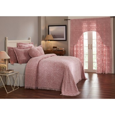 Wedding Ring Collection 100% Cotton Tufted Unique Luxurious Loop Design Bedspread - Better Trends