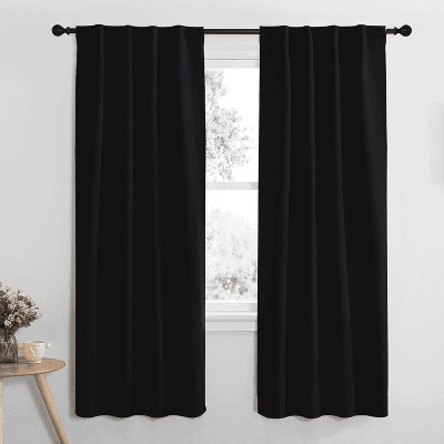NICETOWN Blackout Window Curtains 2 Panels Thermal Insulated Blackout Drapes with Rod Pocket and Back Tab for Living Room Bedroom Camper