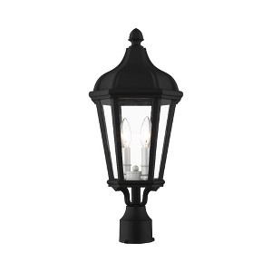 Livex Lighting Morgan 2 - Light Post Light in  Textured Black - 1 of 3