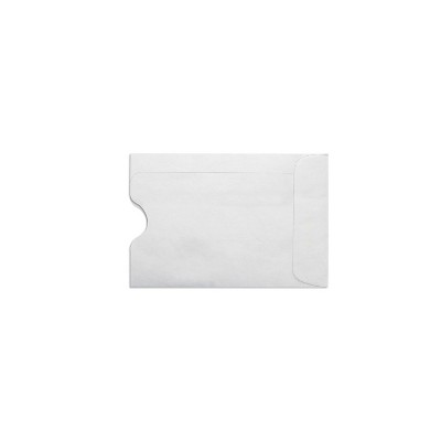 LUX Credit Card Sleeve 2 3/8 x 3 1/2 50/Box 24lb. White 1801-W-50