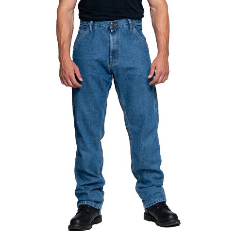 Full Blue Men's Big & Tall Loose Fit Carpenter Jeans | Light Wash 54w X : Target