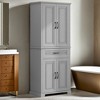 Bathroom Storage Cabinet,72" Tall Storage Cabinet with Doors and Drawer,Adjustable Shelf - Leovsnove - 3 of 4