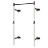 Soozier Folding Squat Rack with Pull Up Bar, Wall Mounted, 1000 Pounds Capacity Power Rack - 4 of 4