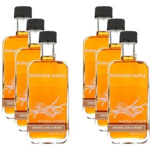 Runamok Maple Cinnamon-Vanilla Infused Maple Syrup - Case of 6 - 8.45 fo - 1 of 2