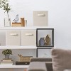 Sorbus 11 Inch Foldable Fabric Storage Cube Bin with Handles - for Organizing Pantry, Closet, Nursery, Playroom, and More - 2 of 4
