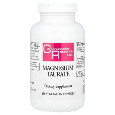 Cardiovascular Research Magnesium Taurate Capsules, 180 Count