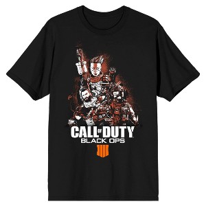 Call of Duty Video Game Black Ops 4 Men's Black Short Sleeve Tee - 1 of 2