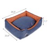 Lepus Pets Washable Dog Bed for Dogs - Durable Waterproof Sofa Dog Bed with Sides - 2 of 4