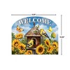 Briarwood Lane Summer Art Sign 8.25x10.25 Goldfinches and Sunflowers For Summer Art Sign - 2 of 4