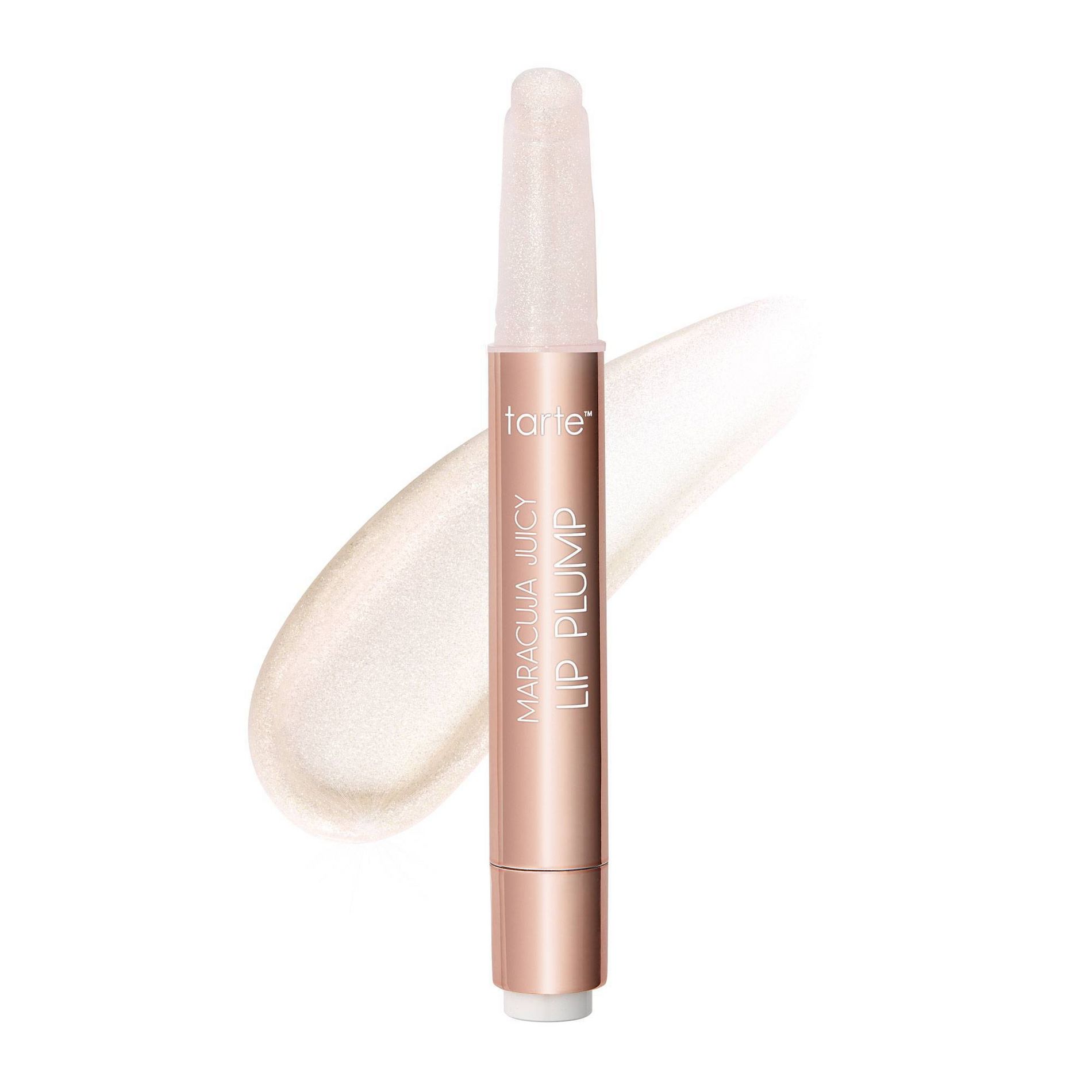 tarte Maracuja Juicy Lip Plump Shimmer Glass - Pearl - 0.095oz - Ulta Beauty: Moisturizing & Shine Enhancing Balm