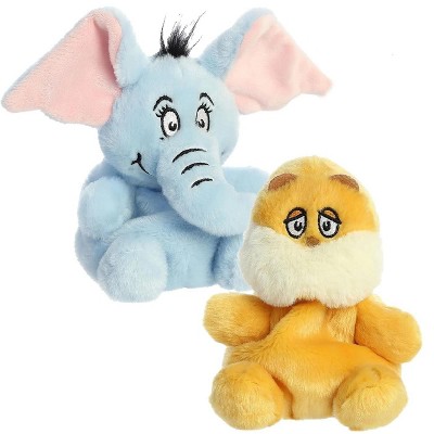 Aurora Palm Pals Dr. Seuss Horton & Lorax 5" Plush Duo