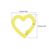 Unique Bargains Metal Heart Shape Handbag Spring Buckle Snap Hook Clip 15 Pcs - 2 of 4
