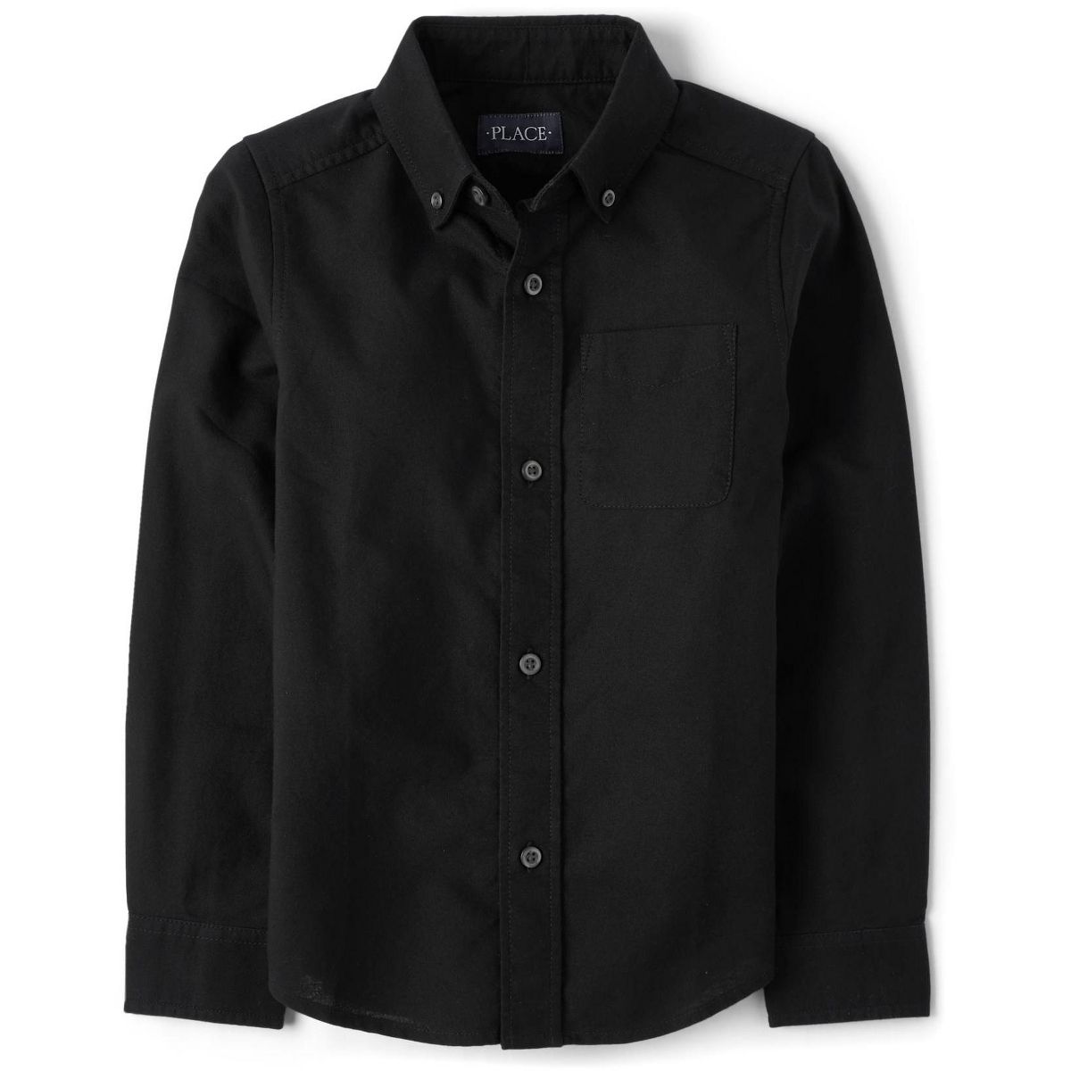 The Children's Place Boys Uniform Long Sleeve Oxford Button Down Shirt