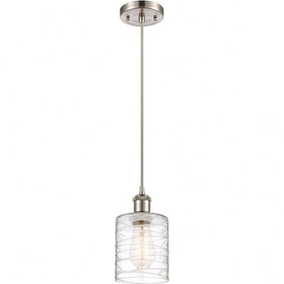 Cobbleskill - 1 Light Cord Hung Mini Pendant In Industrial Style-8 Inches Tall and 5 Inches Wide
