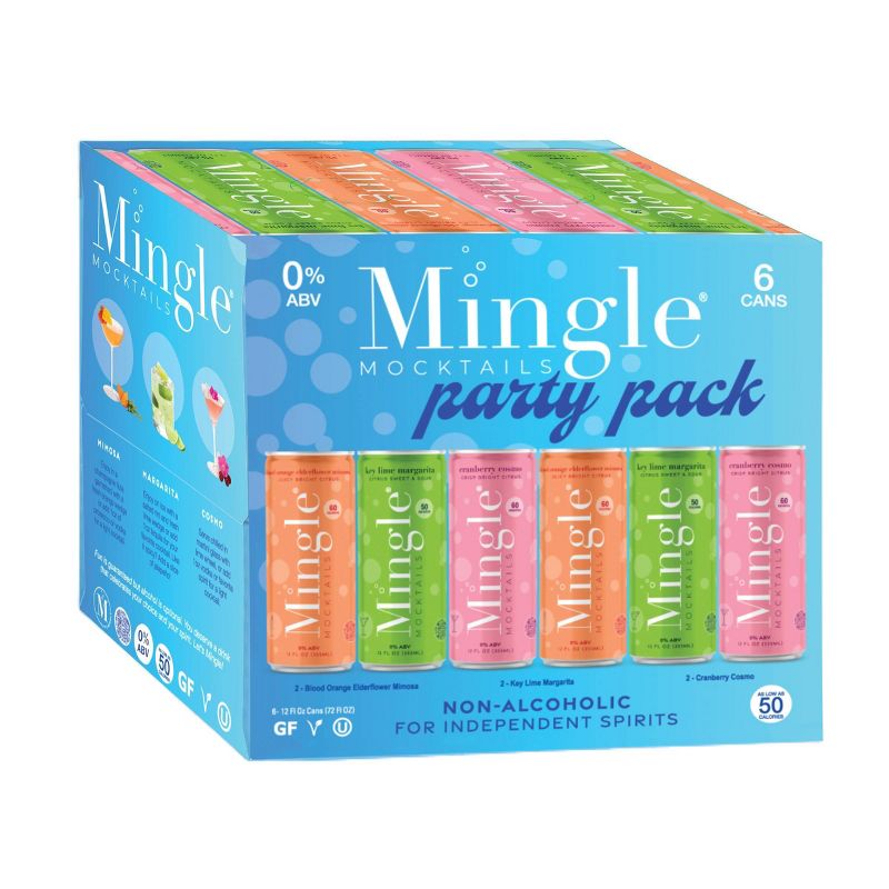 Mingle Mocktails Variety Pack - 6pk/355ml Cans, 1 of 8