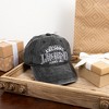 Pavilion Gift Company - Legend - Black Washed Cotton Twill Hat - Hats - 4 of 4