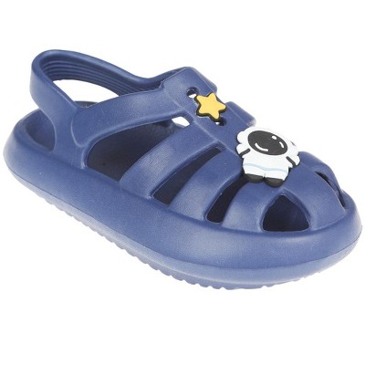 FOAMWALK Toddler Boy's EVA Comfy Cute Shark Clogs and Fisherman Sandals for Boys