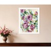 HomeRoots Abstract Floral White Framed Print Wall Art - 2 of 4