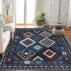Coolmee  Rug Machine Washable Non-Slip Low Pile Print Pattern Western Rug for Living Room Bedroom Entryway - 4 of 4