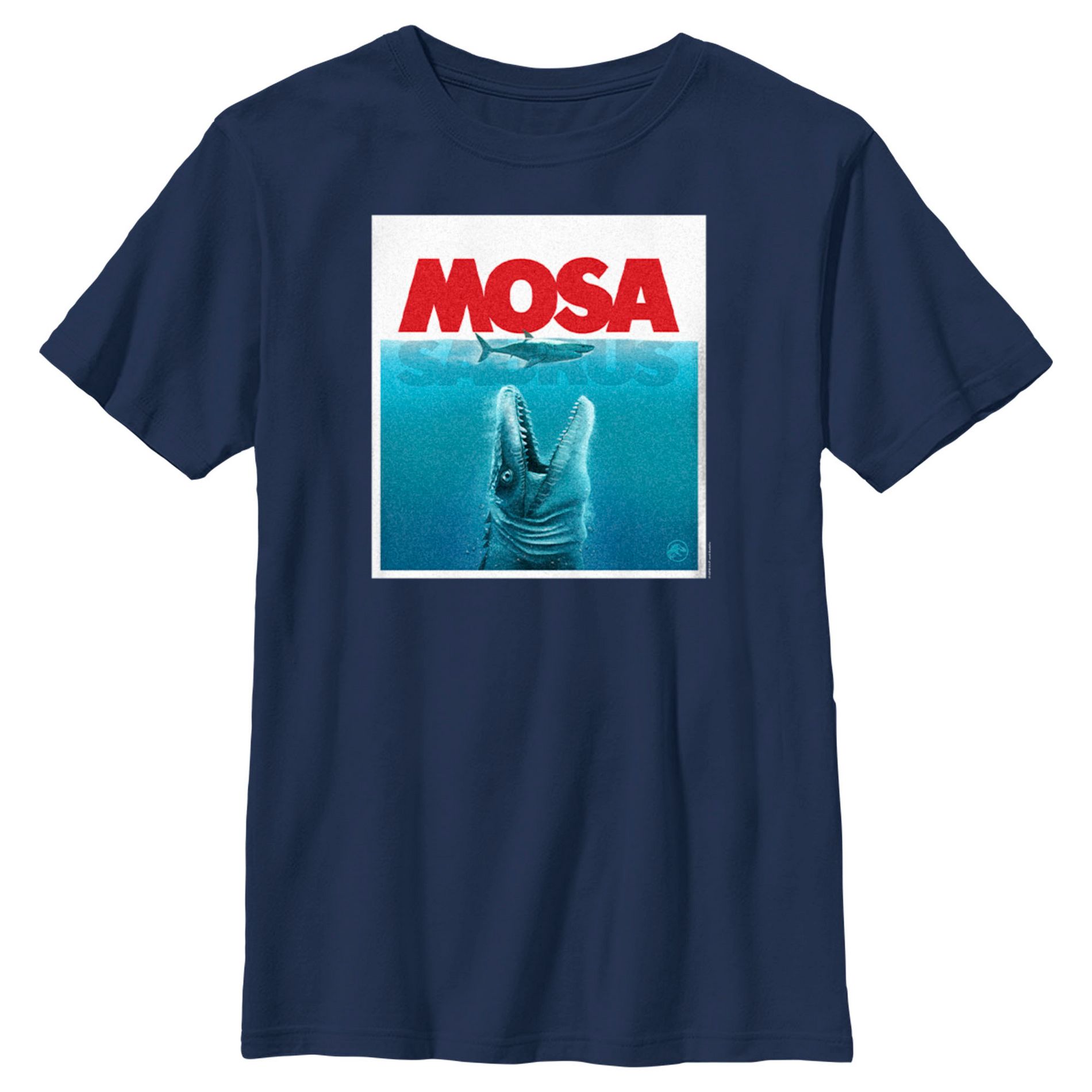 Boy's Jurassic World Mosasaurus Poster T-Shirt