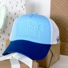 Pavilion Gift Company - Lake People - Adjustable Lake Blue Neoprene Mesh Hat - Hats - 4 of 4