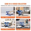 VEVOR Screen Printing Machine, 4 Color 4 Station 360° Rotable Silk Screen Printing Press, 21.2x17.7in Screen Printing Press, Blue - 3 of 4