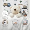 Sweet Jojo Designs Boy Mini Pillow with Pillowcase 12 x 8 in. Construction Truck Green Blue and White - 3 of 4