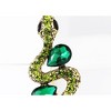 Anna-Kaci Crystal Rhinestone Snake Brooch Necklace for Halloween and Cosplay - 4 of 4