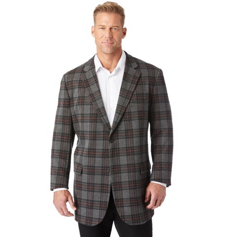 Big & tall store plaid blazers