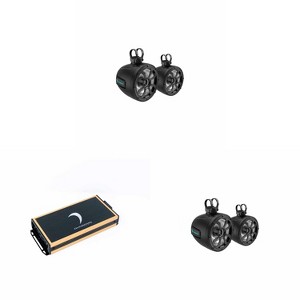 Diamond Audio Powersports Bundle - Four 8" Pods with amp - (2)POD8F4B, Micro84U - 1 of 4