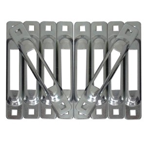 SNAP-LOC Unfinished SNAP-LOC E-Track Single Strap Anchor 10-Pack - 1 of 4