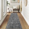 Washable Living Room Rugs Farmhouse Rug Modern Solid Carpet Soft Non Slip Low Pile Rug for Bedroom Dining Room - 2 of 4