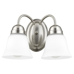Quorum Lighting 2 - Light Sconce in  Satin Nickel - 1 of 2