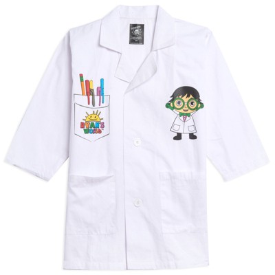 RYAN'S WORLD Cosplay Costume Lab Coat Science Doctor Toddler to Big Kid